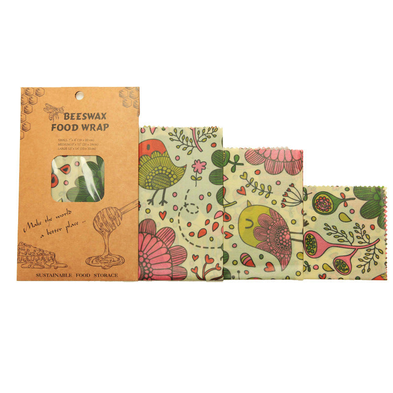 Beeswax Food Wraps – 3-Pack, 4-Pack & DIY Roll