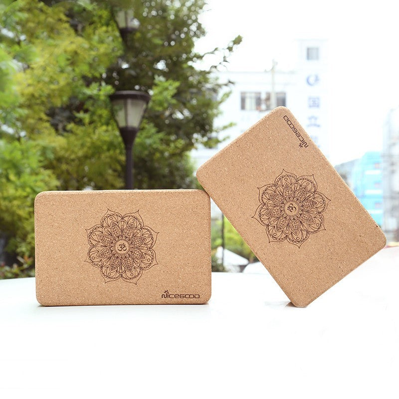 Cork Yoga Brick - High-Density, Durable, Skid-Proof