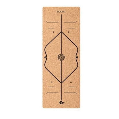 Non-Slip Antimicrobial Cork Yoga Mat