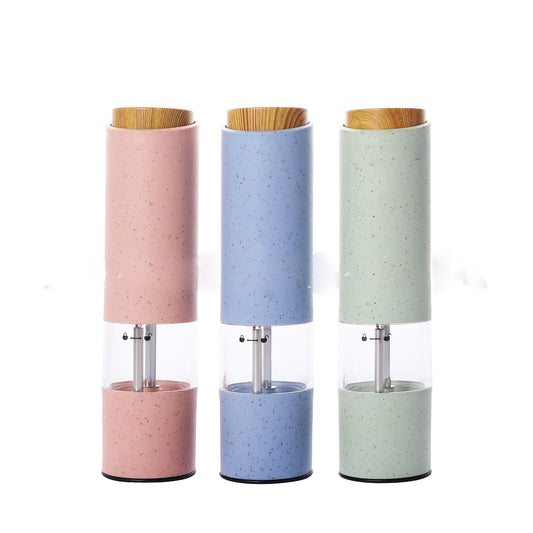 Wheat Straw Electric Salt and Pepper Grinders