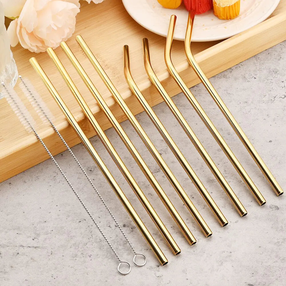 Reusable Stainless Steel Straw Sets