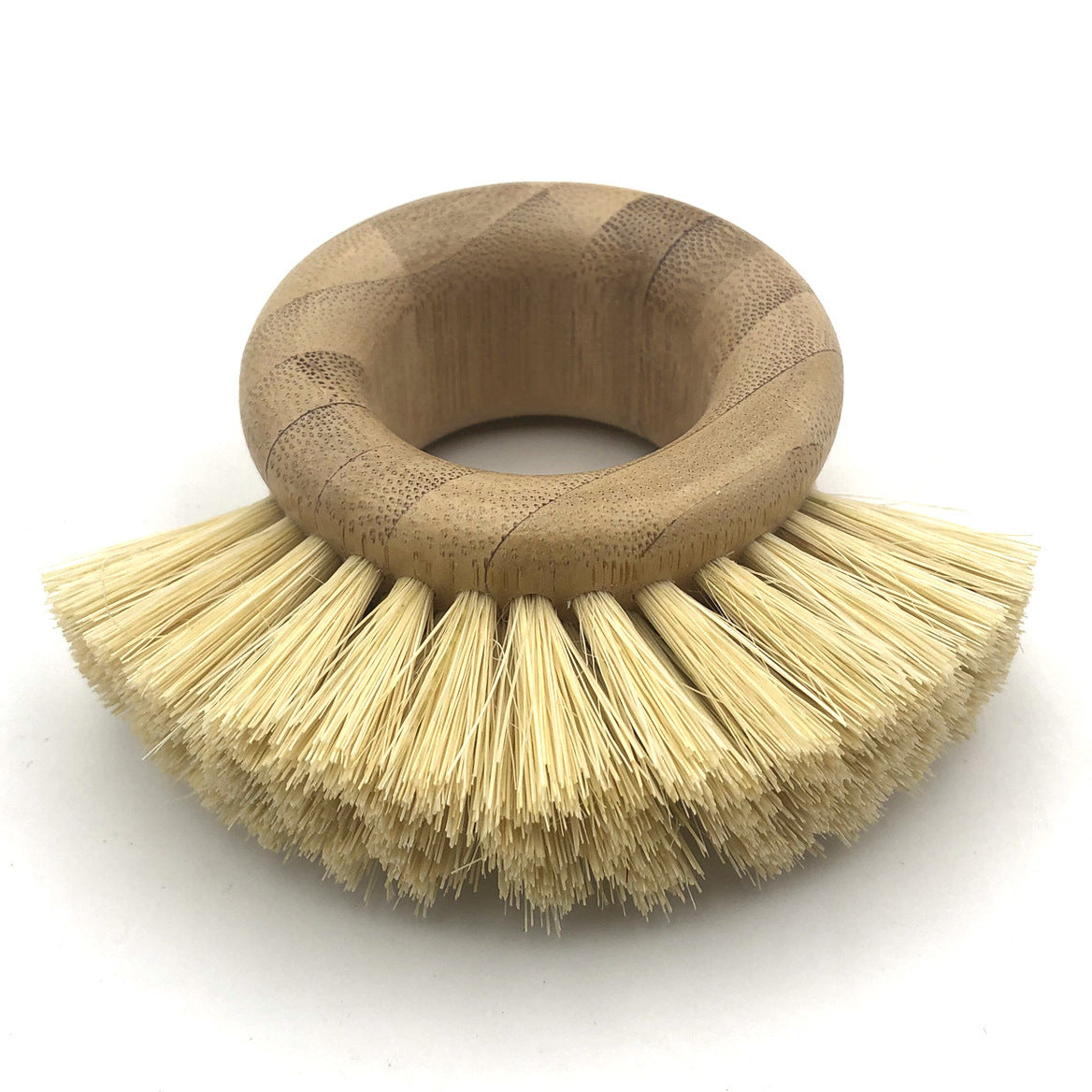 Scrubbing Bamboo Dish Brush with Sisal Bristles