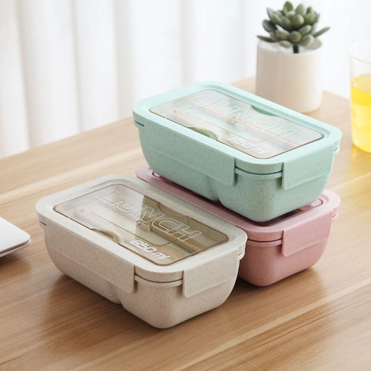 Wheat Straw Bento Box (850ml) & Soup Pot (600ml)