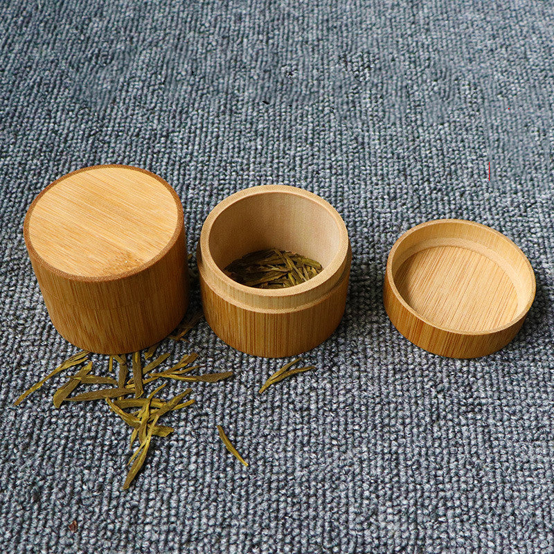 Bamboo Tea Storage Box