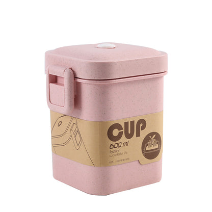 Wheat Straw Bento Box (850ml) & Soup Pot (600ml)