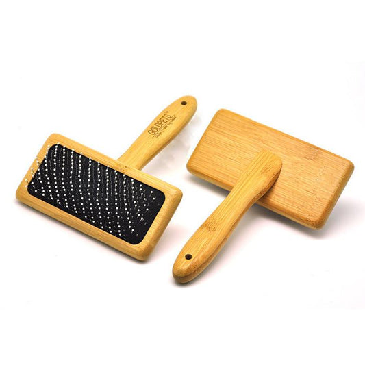 Bamboo and Wood Cushion Pet Comb