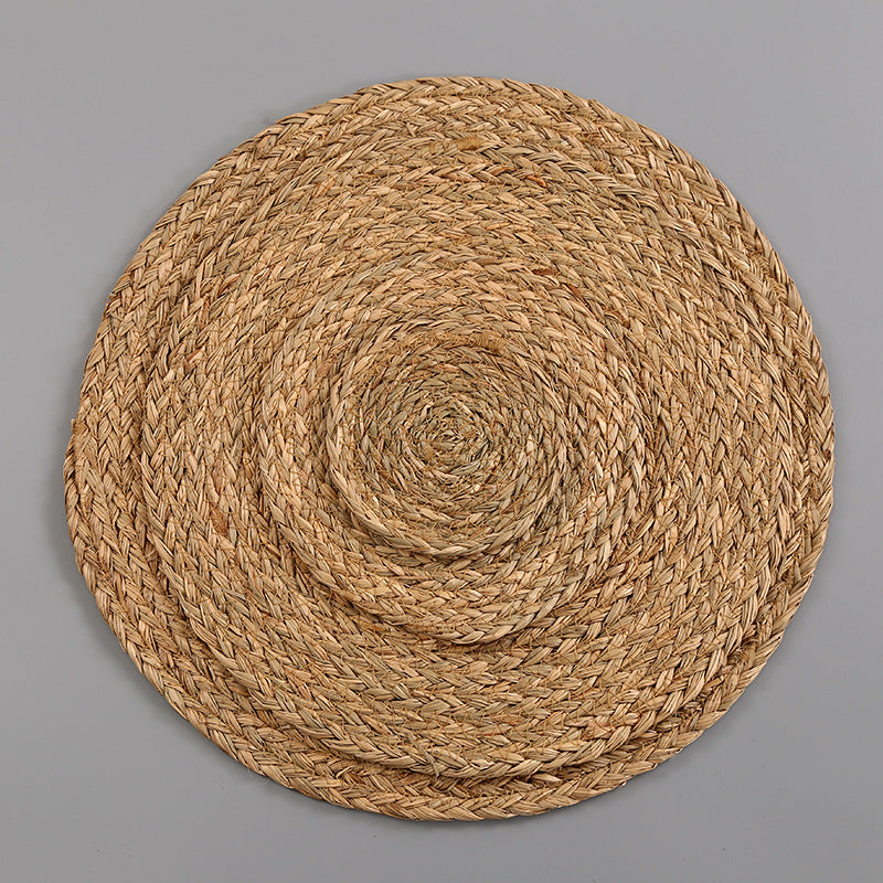 Water Grass or Corn Husk Handmade Round Placemats