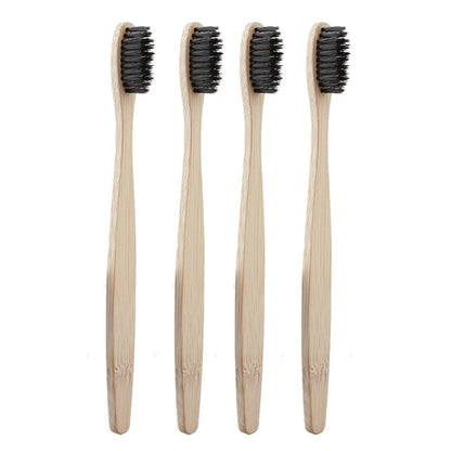 Eco-Friendly Bamboo Toothbrush – 10-Pack