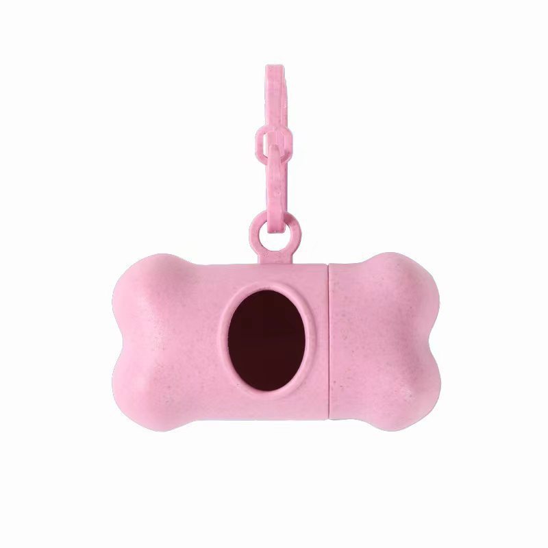 Wheat Straw Pet Waste Bag Dispenser - Bone Shaped