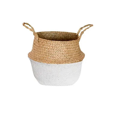 Bamboo Wicker Basket - Handmade Natural Storage