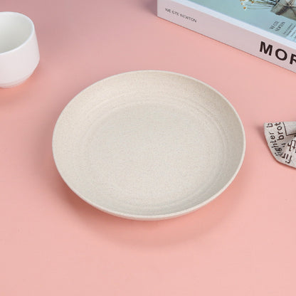 Wheat Straw Dinner Plates - Eco-Friendly & Biodegradable