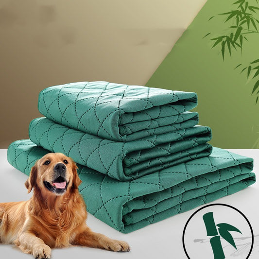 Natural Bamboo Pet Urine Mat - Deodorizing Puppy Pee Pad