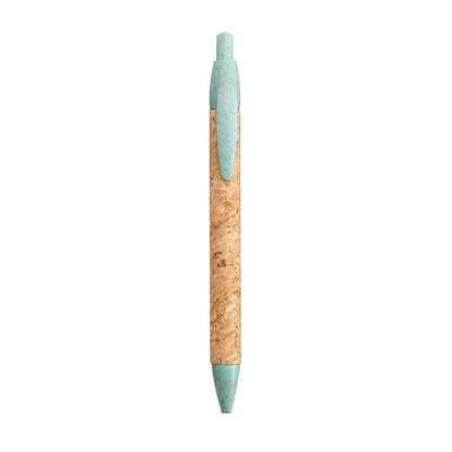 Wheat Straw PushPen with Biodegradable Paper Tube & Cork