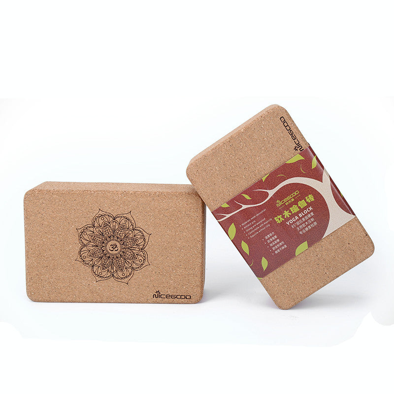 Cork Yoga Brick - High-Density, Durable, Skid-Proof