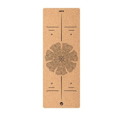 Non-Slip Antimicrobial Cork Yoga Mat