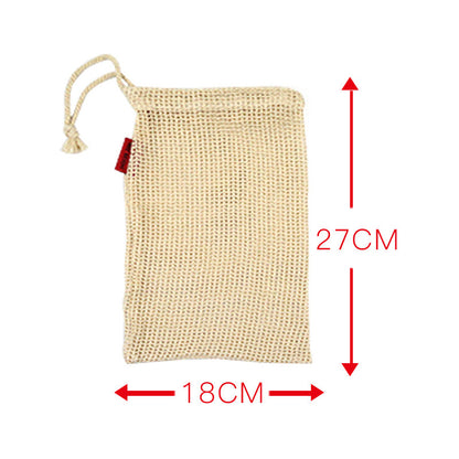 Reusable Cotton Drawstring Shopping Bags