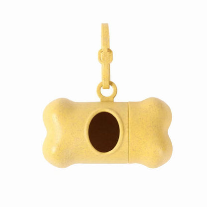 Wheat Straw Pet Waste Bag Dispenser - Bone Shaped