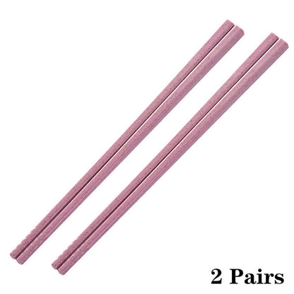 Reusable  Wheat Straw Chopsticks – Sets of 1/2/5