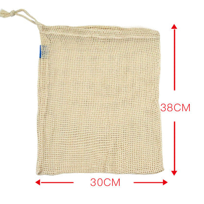 Reusable Cotton Drawstring Shopping Bags