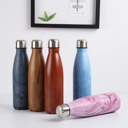 Stainless Steel Insulated Bottle - Keeps Drinks Hot or Cold