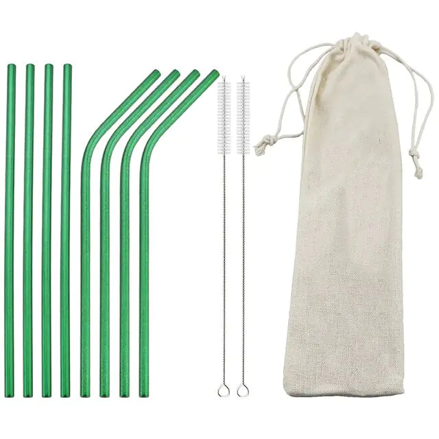 Reusable Stainless Steel Straw Sets