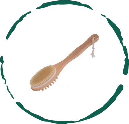 BeNat Eco-Friendly Bath & Body Massage Brush with Natural Boar Bristles