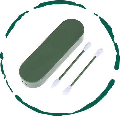 BeNat Reusable Silicone Cotton Swab - 2 Pack