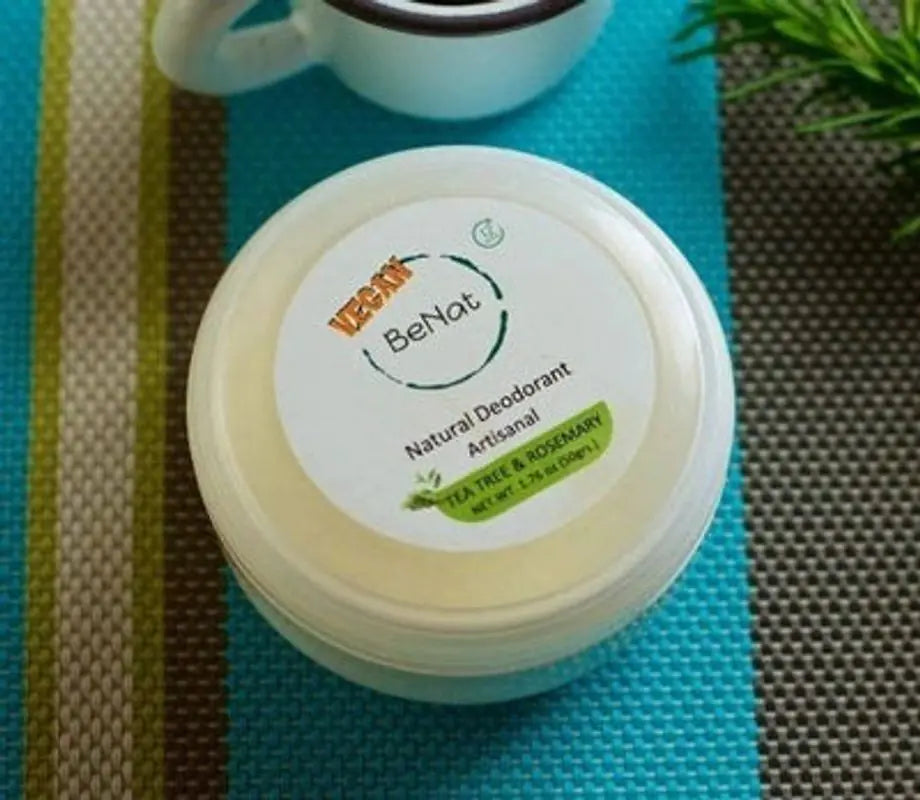 BeNat Vegan Deodorant Cream Close Up