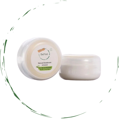 BeNat Vegan Deodorant Cream Tea Tree and Rosemary