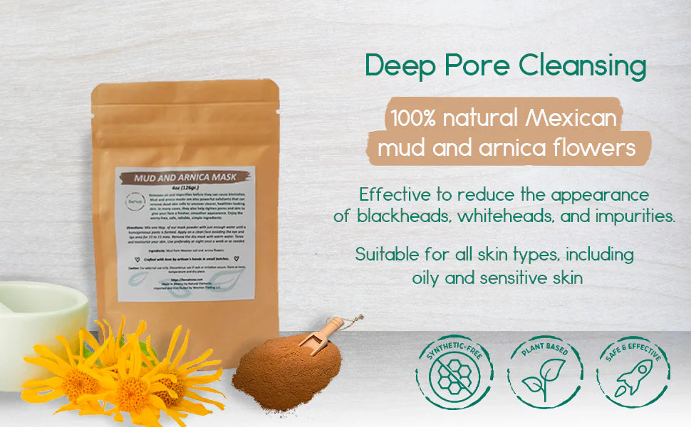 Deep pore cleaning mud mask