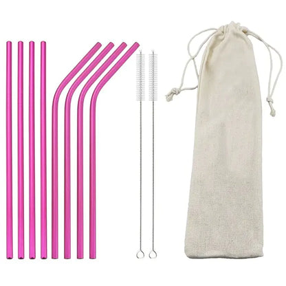 Reusable Stainless Steel Straw Sets