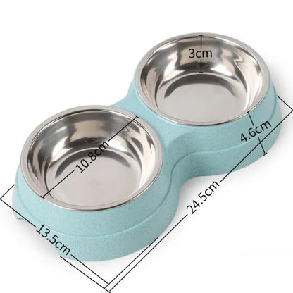Wheat Straw Small Pet Bowl – Eco-Friendly, Durable, and Cute