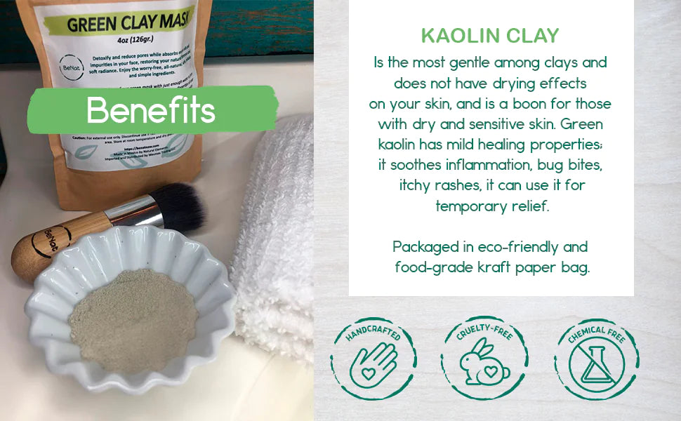 Kaolin clay mask benefits