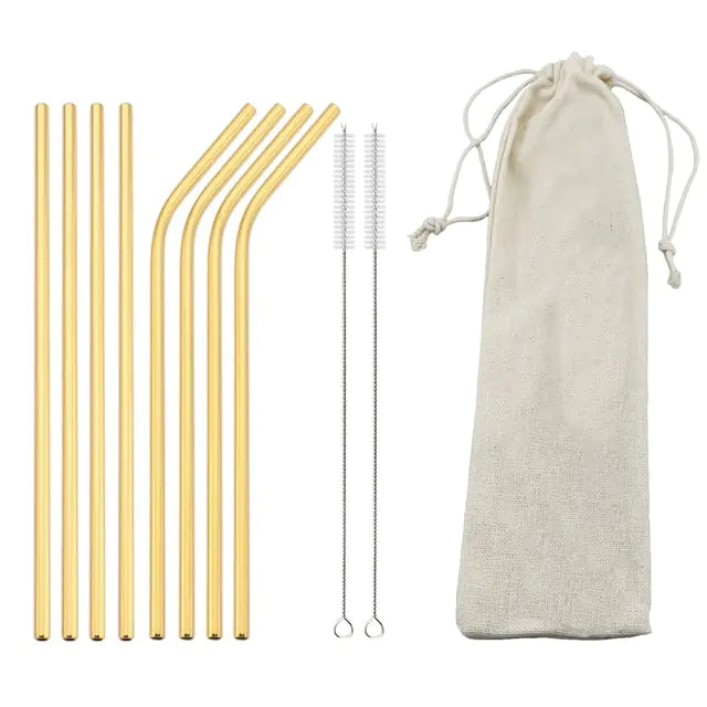 Reusable Stainless Steel Straw Sets