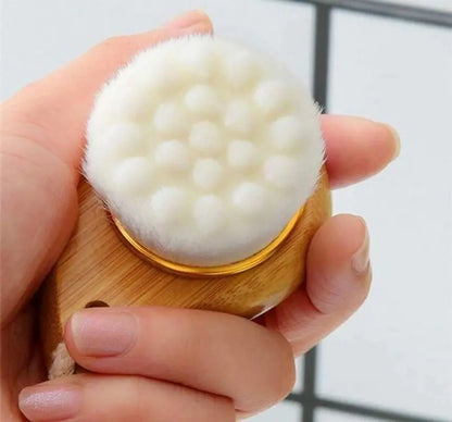 Bamboo, Gentle Exfoliation Facial Brush (USA Only)