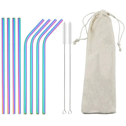 Reusable Stainless Steel Straw Sets