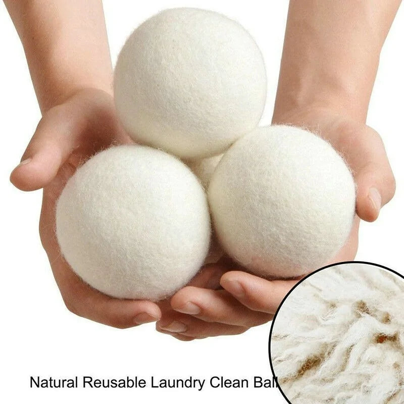 Wool Dryer Balls, Reusable and Chemical-Free