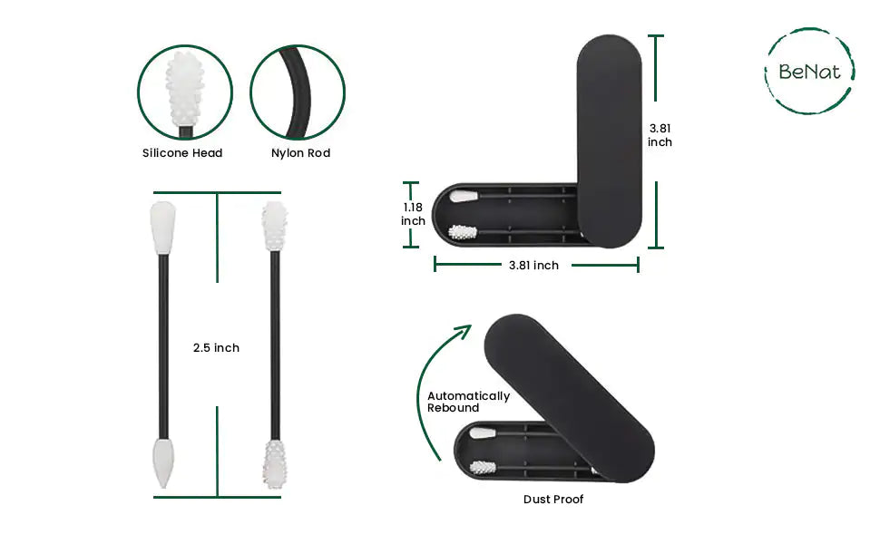 Silicone Swab Dimensions