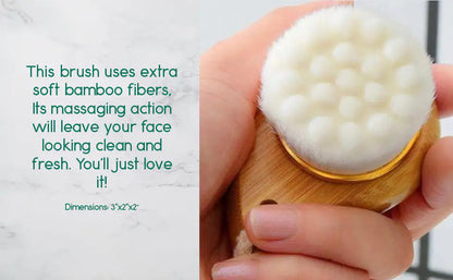 Bamboo, Gentle Exfoliation Facial Brush (USA Only)