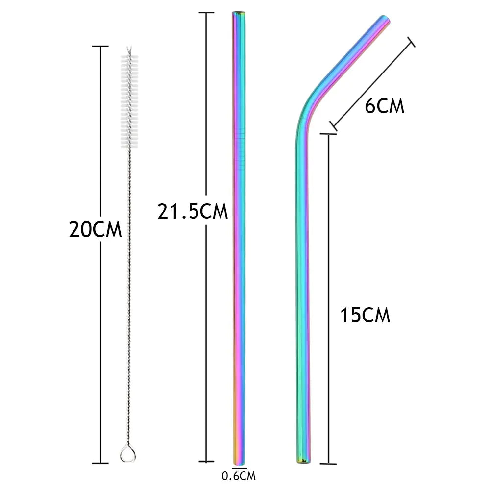 Reusable Stainless Steel Straw Sets