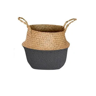 Bamboo Wicker Basket - Handmade Natural Storage