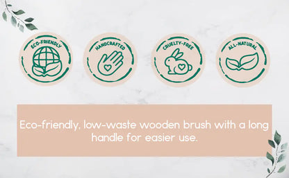 BeNat Bath & Body Brush selling points