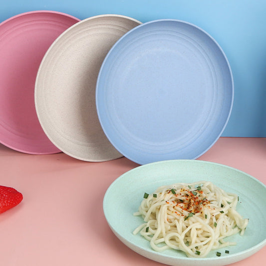 Wheat Straw Dinner Plates - Eco-Friendly & Biodegradable
