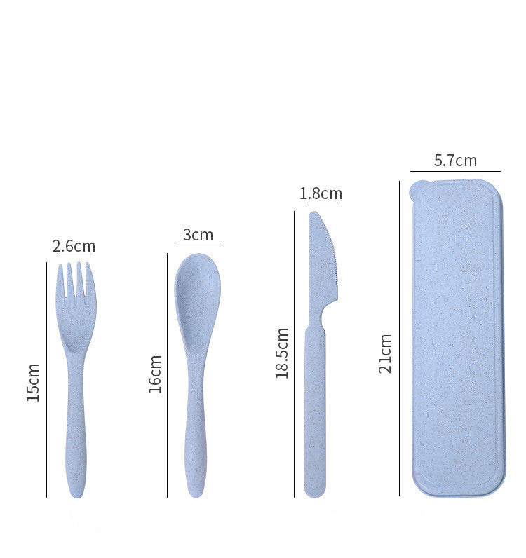 Sustainable Cutlery Set – Knife, Fork, and Spoon with Box