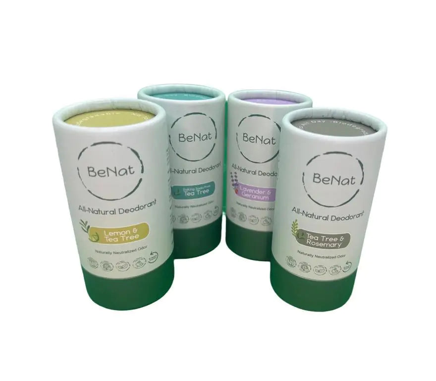 All Natural, Plastic-Free Deodorant (USA Only)