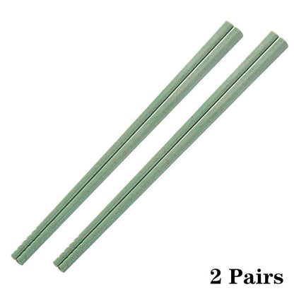 Reusable  Wheat Straw Chopsticks – Sets of 1/2/5