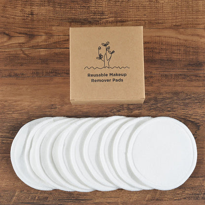 Bamboo Makeup Remover Pads - 10 Pieces