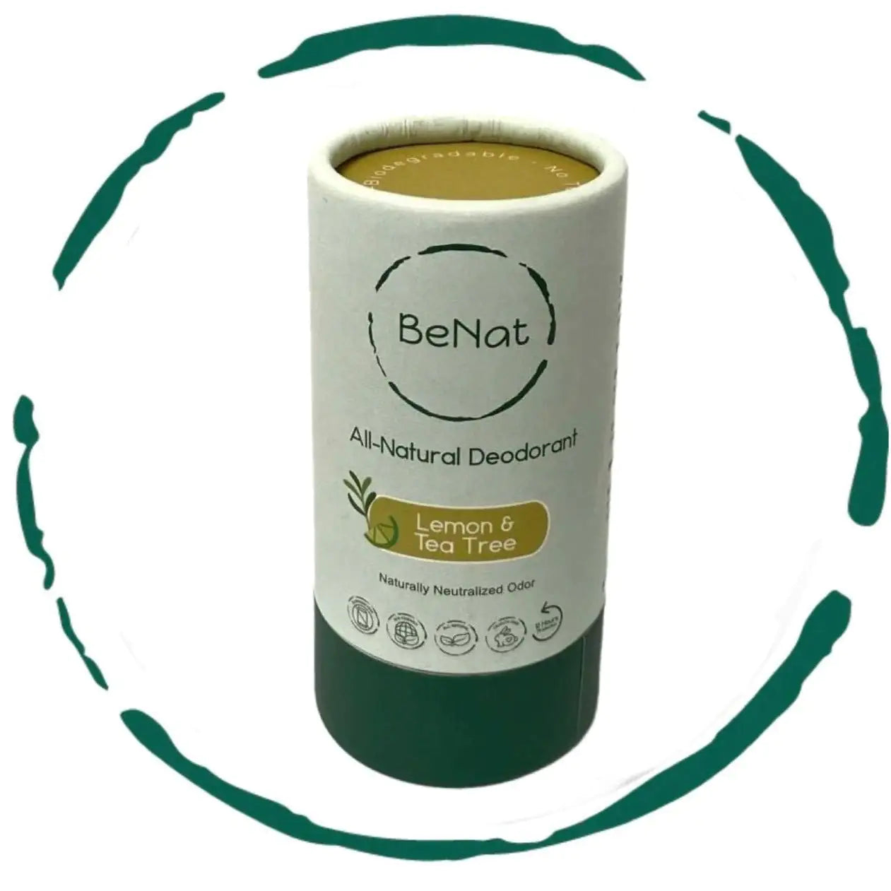 All Natural, Plastic-Free Deodorant (USA Only)