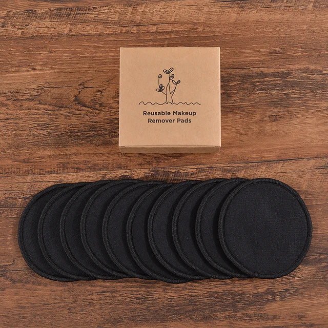 Bamboo Makeup Remover Pads - 10 Pieces