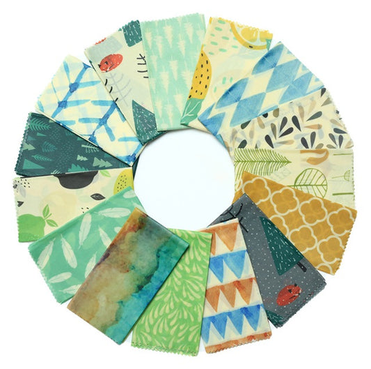 Beeswax Food Wraps – 3-Pack, 4-Pack & DIY Roll